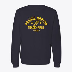 Prairie Norton Elementary School Track and Field Crewneck Sweatshirt