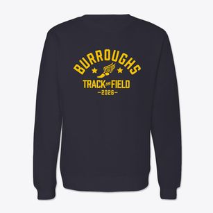 Burroughs Elementary School Track and Field Crewneck Sweatshirt