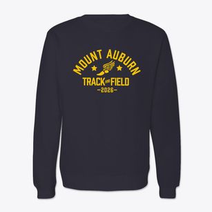 Mount Auburn Elementary School Track and Field Crewneck Sweatshirt