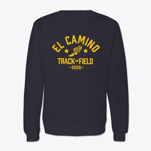 El Camino Elementary School Track and Field Crewneck Sweatshirt
