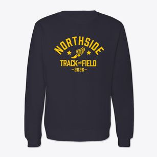 Northside Elementary School Track and Field Crewneck Sweatshirt