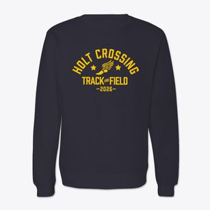 Holt Crossing Intermediate School Track and Field Crewneck Sweatshirt