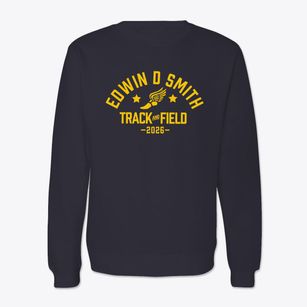 Edwin D Smith Elementary School Track and Field Crewneck Sweatshirt