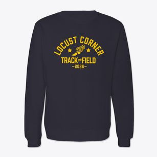 Locust Corner Elementary School Track and Field Crewneck Sweatshirt