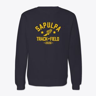 Sapulpa Middle School Track and Field Crewneck Sweatshirt