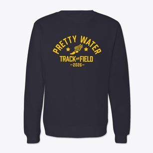 Pretty Water Elementary School Track and Field Crewneck Sweatshirt