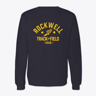 Rockwell Primary School Track and Field Crewneck Sweatshirt