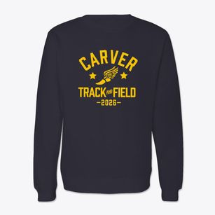Carver Elementary School Track and Field Crewneck Sweatshirt