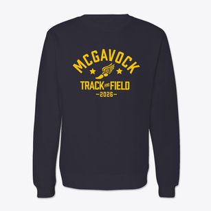 Mcgavock Elementary School Track and Field Crewneck Sweatshirt