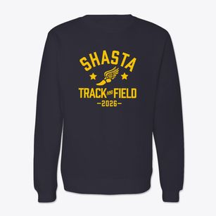 Shasta Christian Academy Track and Field Crewneck Sweatshirt