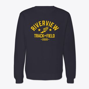 Riverview Middle School Track and Field Crewneck Sweatshirt