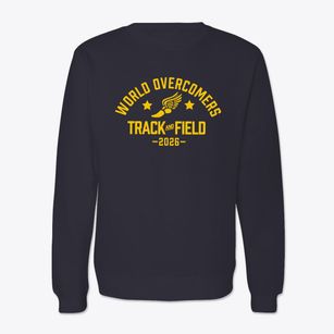 World Overcomers Academy Track and Field Crewneck Sweatshirt