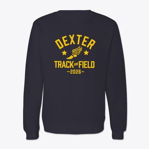 Dexter Elementary School Track and Field Crewneck Sweatshirt