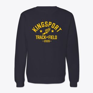 Kingsport Christian School Track and Field Crewneck Sweatshirt