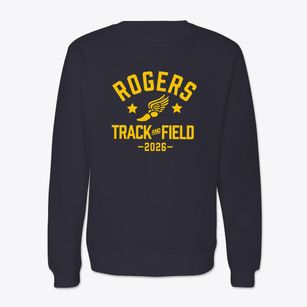 Rogers Middle School Track and Field Crewneck Sweatshirt