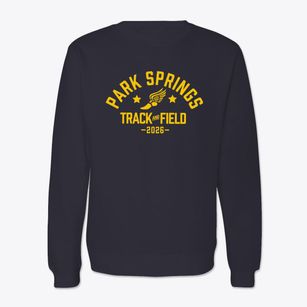 Park Springs Christian Academy Track and Field Crewneck Sweatshirt