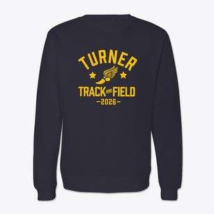 Robert Turner College And Career High School Track and Field Crewneck Sweatshirt