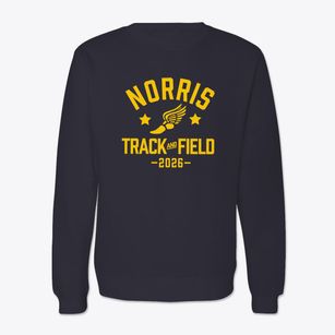 Norris Elementary School Track and Field Crewneck Sweatshirt