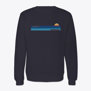 Langley Oklahoma Water View Crewneck Sweatshirt