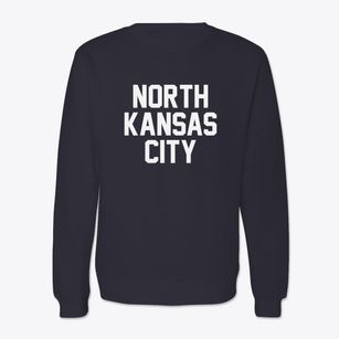 North Kansas City Missouri Classic Block Crewneck Sweatshirt