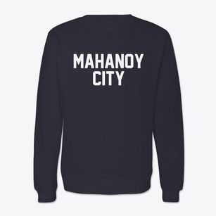 Mahanoy City Pennsylvania Classic Block Crewneck Sweatshirt