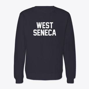 West Seneca New York Classic Block Crewneck Sweatshirt