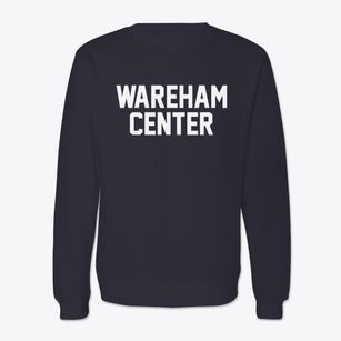 Wareham Center Massachusetts Classic Block Crewneck Sweatshirt