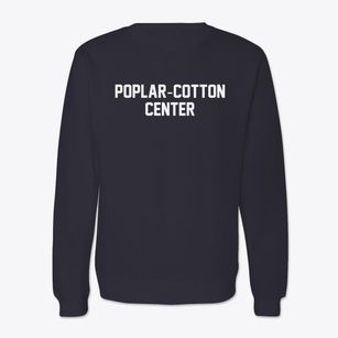 Poplar-cotton Center California Classic Block Crewneck Sweatshirt