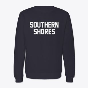 Southern Shores North Carolina Classic Block Crewneck Sweatshirt