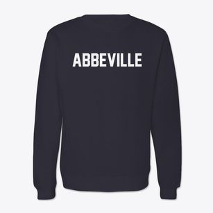 Abbeville Alabama Classic Block Crewneck Sweatshirt