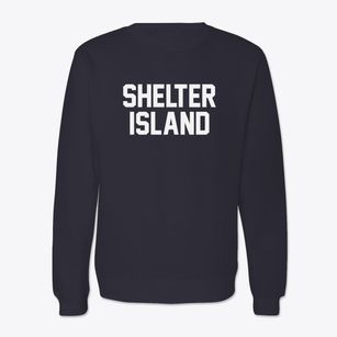 Shelter Island New York Classic Block Crewneck Sweatshirt