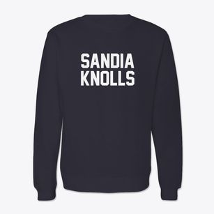 Sandia Knolls New Mexico Classic Block Crewneck Sweatshirt