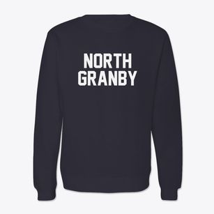 North Granby Connecticut Classic Block Crewneck Sweatshirt