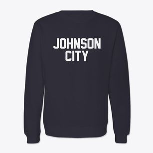 Johnson City Kansas Classic Block Crewneck Sweatshirt
