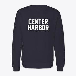 Center Harbor New Hampshire Classic Block Crewneck Sweatshirt
