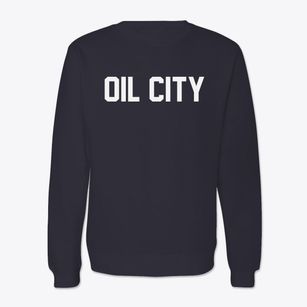 Oil City Louisiana Classic Block Crewneck Sweatshirt