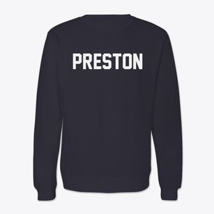 Preston Iowa Classic Block Crewneck Sweatshirt