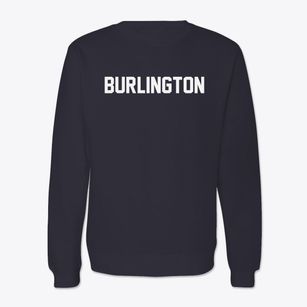 Burlington Iowa Classic Block Crewneck Sweatshirt