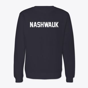 Nashwauk Minnesota Classic Block Crewneck Sweatshirt