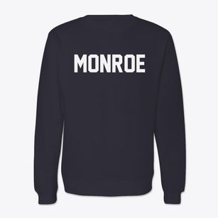 Monroe Indiana Classic Block Crewneck Sweatshirt