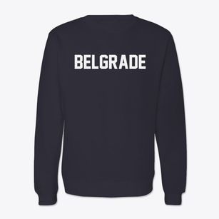 Belgrade Minnesota Classic Block Crewneck Sweatshirt