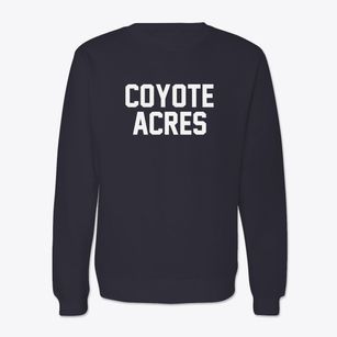 Coyote Acres Texas Classic Block Crewneck Sweatshirt