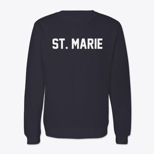 St. Marie Montana Classic Block Crewneck Sweatshirt