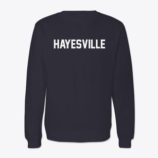Hayesville Oregon Classic Block Crewneck Sweatshirt