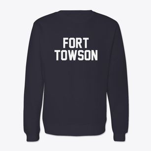 Fort Towson Oklahoma Classic Block Crewneck Sweatshirt