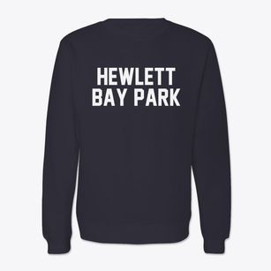 Hewlett Bay Park New York Classic Block Crewneck Sweatshirt