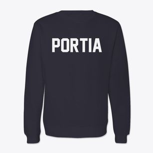 Portia Arkansas Classic Block Crewneck Sweatshirt