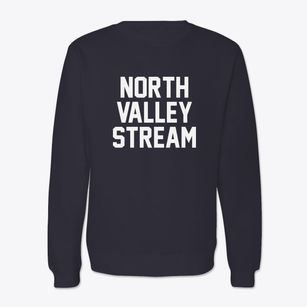 North Valley Stream New York Classic Block Crewneck Sweatshirt