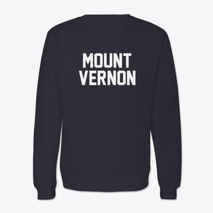 Mount Vernon Ohio Classic Block Crewneck Sweatshirt