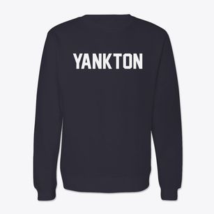 Yankton South Dakota Classic Block Crewneck Sweatshirt